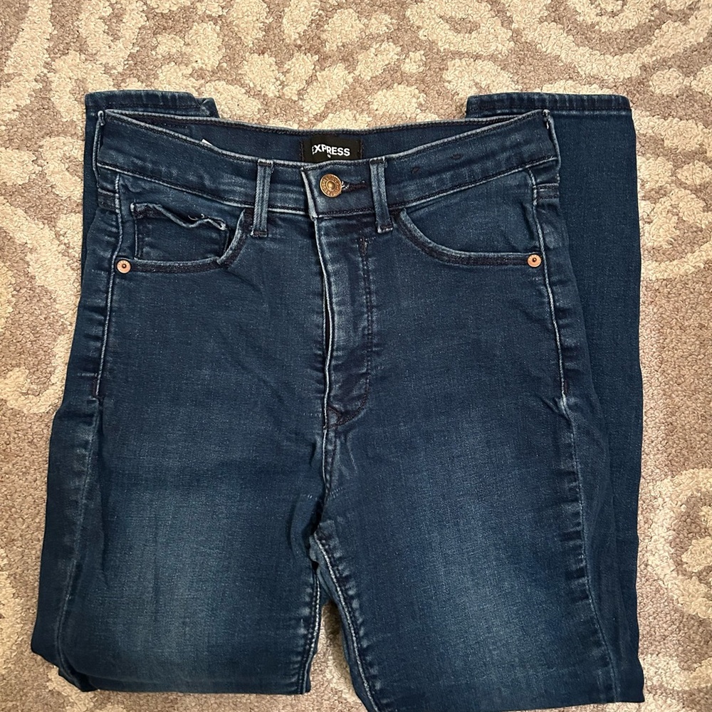 Express Skinny High Rise Jeans - Picture 2 of 6